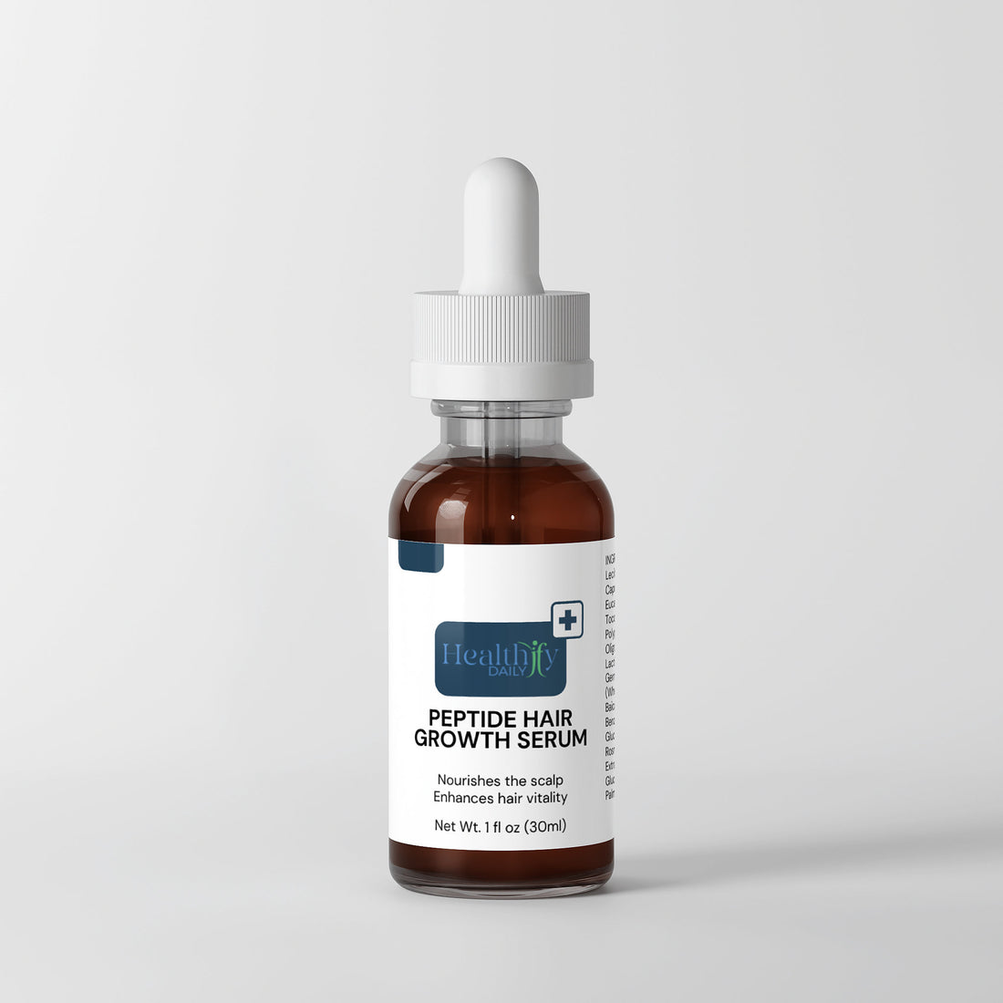 Bottle of Peptide Hair Growth Serum - Healthify