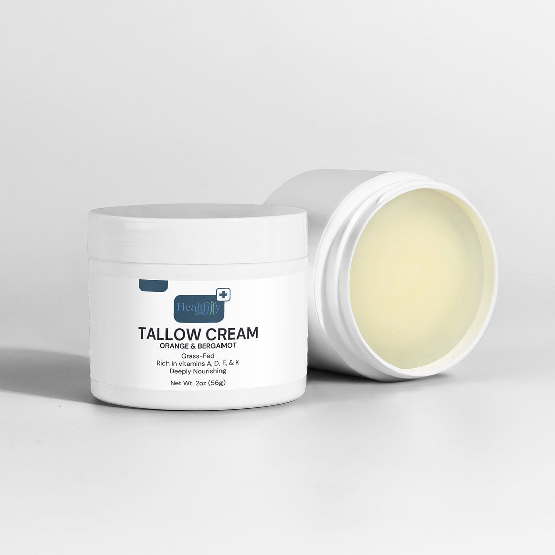 Tallow Cream Orange & Bergamot Side Face